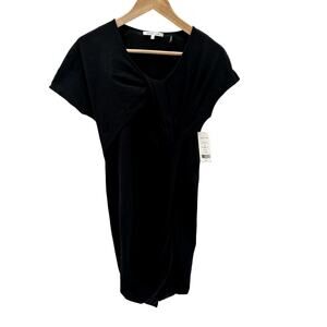 HELMUT LANG NWT Black Knot Twisted Dress // S